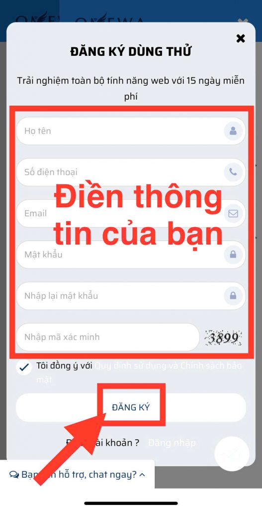 Hướng dẫn đăng ký
